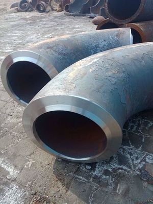 EN10253 Fittings per tubi in acciaio di lega standard Rivestimento di verniciatura nera per industria